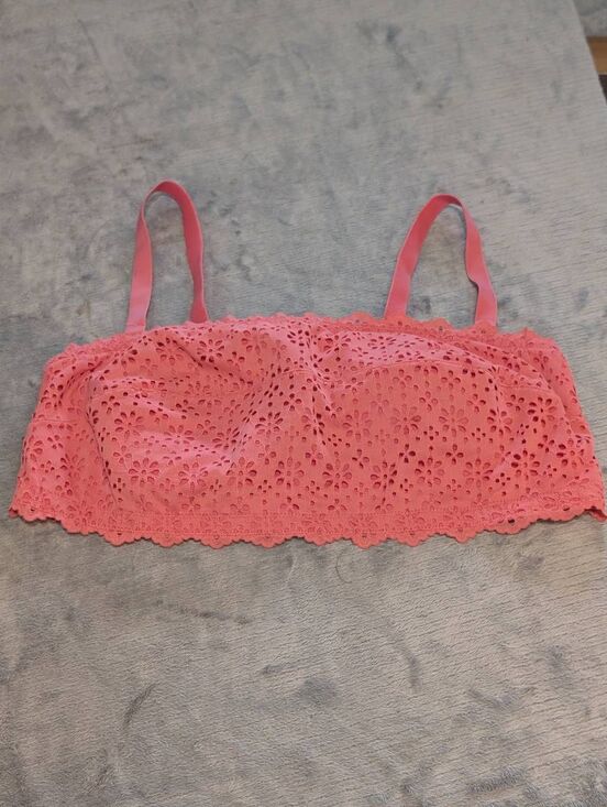 Auden Other - Auden Size XXL Pink Lace PMV Padded Bandeau Bralette Bra